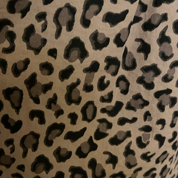 La Vie Rebecca Taylor Ocelot poplin top Size Small - Picture 13 of 17